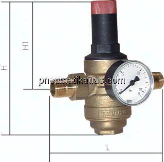 Filterdruckminderer für Trinkwasser & Stickstoff (1,5 - 12 bar), PN 25