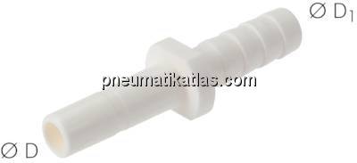 Stecknippel mit Schlauchtülle für PVC-Schlauch, LE (Inch)