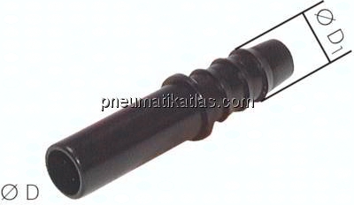 Stecknippel mit Schlauchtülle für PVC-Schlauch, Standard