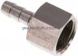 Preview: Aufschraub-Schlauchtülle G 3/8"-6 (1/4")mm, 1.4571