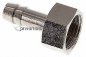 Preview: Aufschraub-Schlauchtülle G 3/8"-8 (5/16")mm, Messing vernickelt