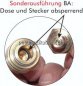 Preview: Schott-Kupplungsdose (NW5) 8x6mm Schlauch, Messing