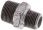 Preview: Doppelnippel R 3/4"-R 1/2", Temperguss verzinkt