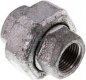 Preview: Verschraubung flach dichtend Rp 1/2" (IG),Temperguss verzinkt