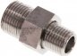 Preview: Doppelnippel trennbar R 3/8"-R 1/4", 1.4571 PN40, konisch dichtend