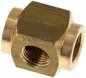 Preview: Kreuz-Verteiler 3 x G 1/8",Messing
