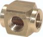 Preview: Kreuz-Verteiler 3 x G 1/8",Messing