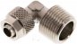 Preview: Winkel-Verschraubung R 3/8"-8x6mm, Messing vernickelt