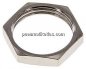 Preview: Sechskant-Gegenmutter M 20x1,5, Messing vernickelt