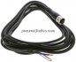 Preview: Kabel mit M12-Kupplung, 3 m, gerade, 4-adrig belegt (PIN 1 bis PIN 4)