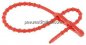 Preview: Lösbarer Kabelbinder, 240mm, 2 Befestigungsaugen, rot