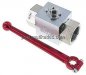 Preview: Hochdruck-Kugelhahn, Stahl, G 1-1/4", 0 bis 315bar