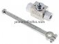 Preview: Hochdruck-Kugelhahn, Stahl, G 1/4", 0 bis 500bar