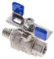 Preview: Edelstahl-Kugelhahn, Eco-Line leicht, R 1/4" / Rp 1/4", 0 bis 63bar