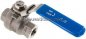 Preview: Edelstahl-Kugelhahn, leicht, G 1/4", 0 bis 63bar