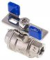 Preview: Edelstahl-Kugelhahn, Eco-Line leicht, G 1/4", 0 bis 63bar
