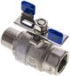 Preview: Edelstahl-Kugelhahn, Eco-Line leicht, R 3/4" / Rp 3/4", 0 bis 63bar