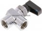 Preview: Messing-Mini-Winkelkugelhahn, G 1/4", PN 20, Schalttafelm.