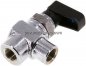Preview: Messing-Mini-Winkelkugelhahn, G 1/8", PN 20, Schalttafelm.