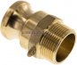 Preview: Kamlock-Stecker (F) R 1-1/4"(AG), Messing