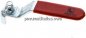 Preview: Kombigriff-rot, Größe 1, Flachstahl (Stahl verzinkt mit Kunststoffüberzug)