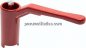 Preview: Kombigriff-rot, Größe 1, Lang (Aluminium lackiert, 60 - 68 - 74 - 78 - 82 - 88 - 120 mm hoch)
