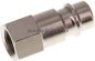 Preview: Kupplungsstecker (NW7,2) G 1/8"(IG), Messing vernickelt