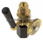 Preview: Manometer-Absperrhahn G 1/2" Spannmuffe - Zapfen, Messing