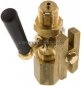 Preview: Manometer-Absperrhahn G 1/2" Spannmuffe - Zapfen, Messing