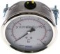 Preview: Glycerin-Einbaumanometer, 3kt-Frontring, 100mm, 0 - 1 bar
