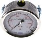 Preview: Glycerin-Einbaumanometer, 3kt-Frontring, 100mm, 0 - 16 bar