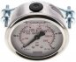 Preview: Glycerin-Einbaumanometer, 3kt-Frontring, 63mm, 0 - 250 bar