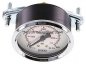 Preview: Einbaumanometer, 3-kant-Frontring, 63mm, 0 - 400 bar