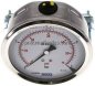 Preview: Glycerin-Einbaumanometer, 3kt-Frontring, 100mm, 0 - 4 bar