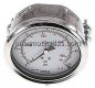 Preview: Einbaumanometer, 3-kant-Frontring, 100mm, 0 - 60 bar