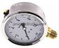 Preview: Glycerin-Manometer senkrecht (CrNi/Ms),100mm, 0 - 10 bar