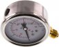 Preview: Glycerin-Manometer senkrecht (CrNi/Ms), 63mm, 0 - 4 bar