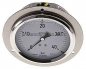 Preview: Glycerin-Einbaumanometer,Front-ring, 100mm, 0 - 40 bar