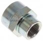 Preview: Hochdruck-Muffe NPT 3/4"-NPT 1/2", Stahl verzinkt