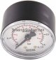 Preview: Manometer waagerecht (KU/Ms), 50mm, 0 - 0,6 bar, G 1/4"