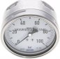 Preview: Manometer waagerecht (CrNi/Ms), 100mm, 0 - 100 bar