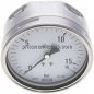 Preview: Manometer waagerecht (CrNi/Ms), 100mm, 0 - 16 bar