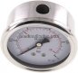 Preview: Glycerin-Manometer waagerecht (CrNi/Ms),63mm, 0 - 1bar