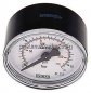 Preview: Manometer waagerecht (KU/Ms), 50mm, 0 - 16 bar, G 1/8"