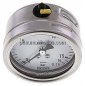 Preview: Chemie-Manometer waagerecht, 63mm, 0 - 16 bar