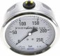 Preview: Glycerin-Manometer waagerecht (CrNi/Ms),100mm, 0 - 250bar