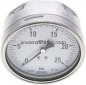 Preview: Manometer waagerecht (CrNi/Ms), 100mm, 0 - 25 bar