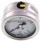 Preview: Chemie-Glycerin-Manometer waagerecht, 63mm, 0 - 4bar