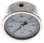 Preview: Glycerin-Manometer waagerecht (CrNi/Ms),100mm, 0 - 600bar