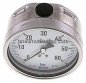 Preview: Chemie-Manometer waagerecht, 100mm, 0 - 60 bar